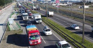 Ampliación de terceras vías en Ruta 160 incluirá una vía exclusiva para el transporte público