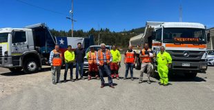 Biobío envía maquinaria para apoyar labores de remoción de escombros tras los incendios en Valparaíso