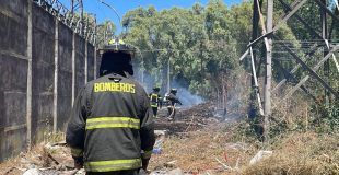 Incendio de pastizales en Concepción afecta a subestación eléctrica de EFE